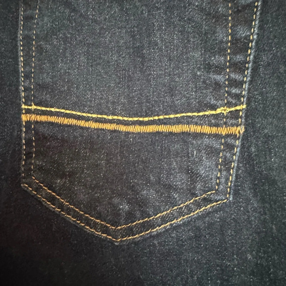 EUC Boys Abercrombie Kids Dark Blue Straight Jeans Size 15/16 - Picture 4 of 5
